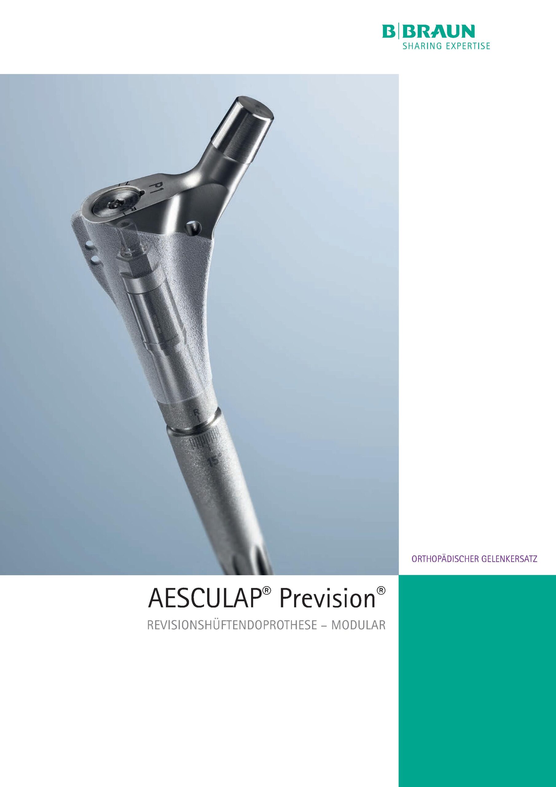 AESCULAP® Prevision®  Modulární revizní dřík