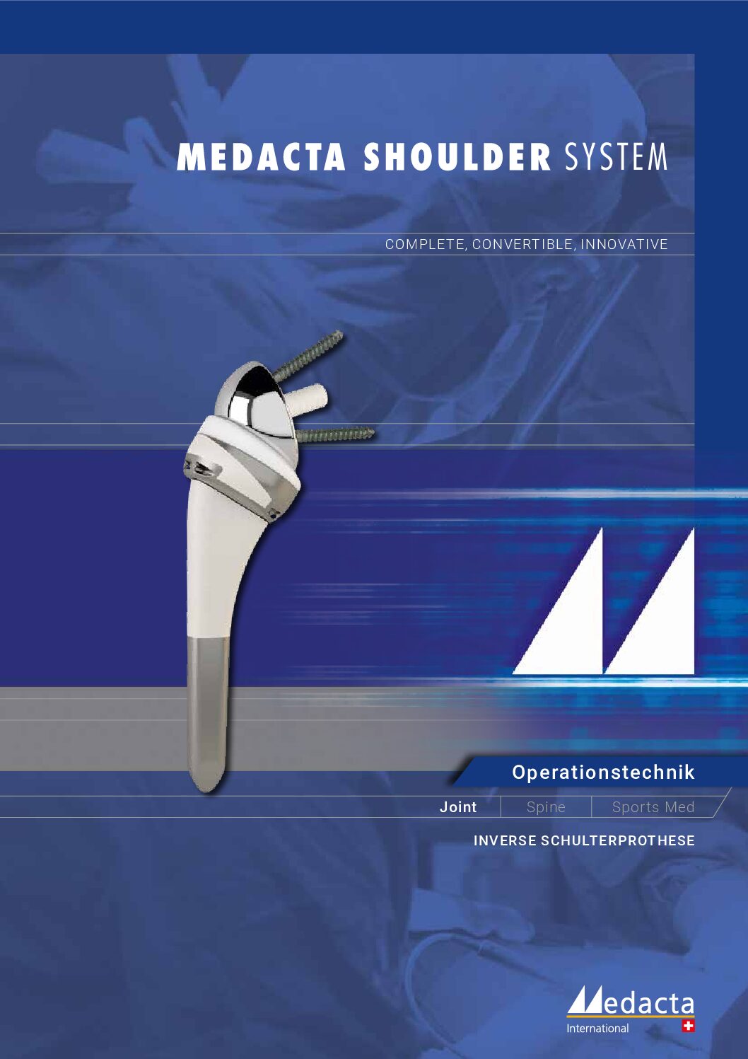 Medacta - Reverzní náhrada ramene