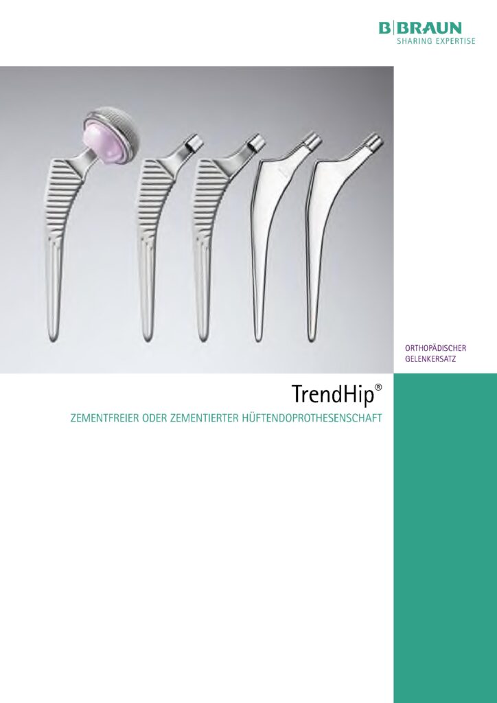 TrendHip®  Aesculap - bezcementový a cementovaný dřík