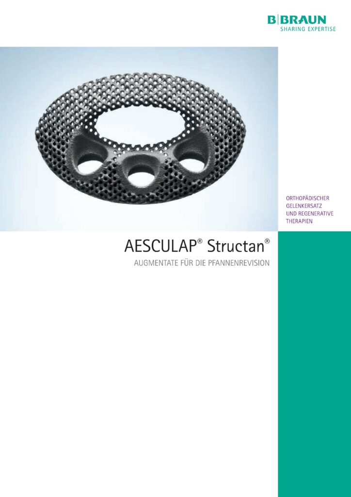 AESCULAP® Structan®  Augment pro revizi kyčelní jamky